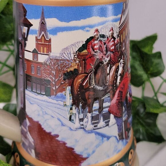 Budweiser. 1993 Hometown Holiday. Handcrafted in Brazil. Like New/Never Used - Picture 5 of 10
